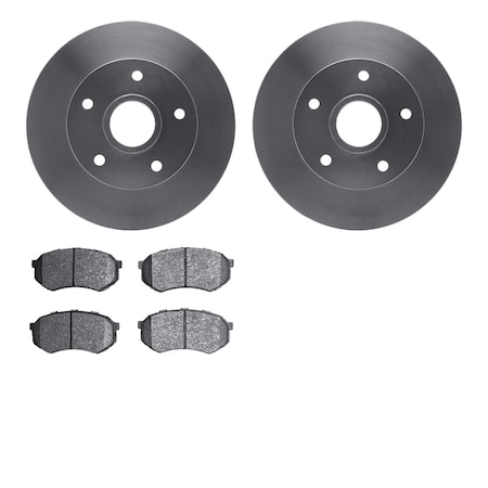 Dynamic Friction Company Front Brake Rotors with 5000 Advanced Brake Pads 6502-80121